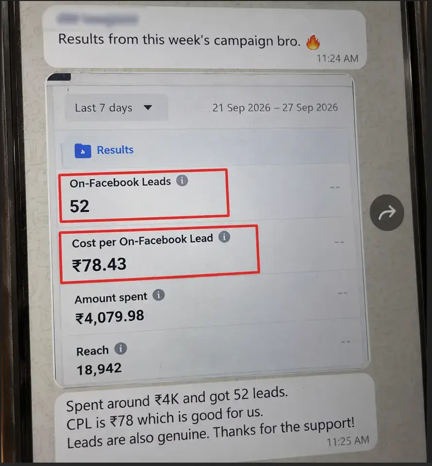 Client feedback screenshot 6